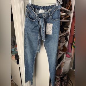NWT The Kooples Blue Denim Loose Jeans